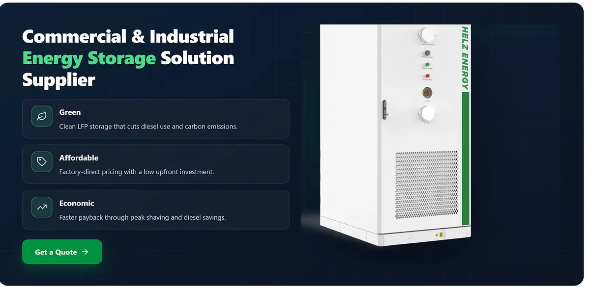 HELZ official homepage — Commercial & Industrial Energy Storage Solution Supplier
