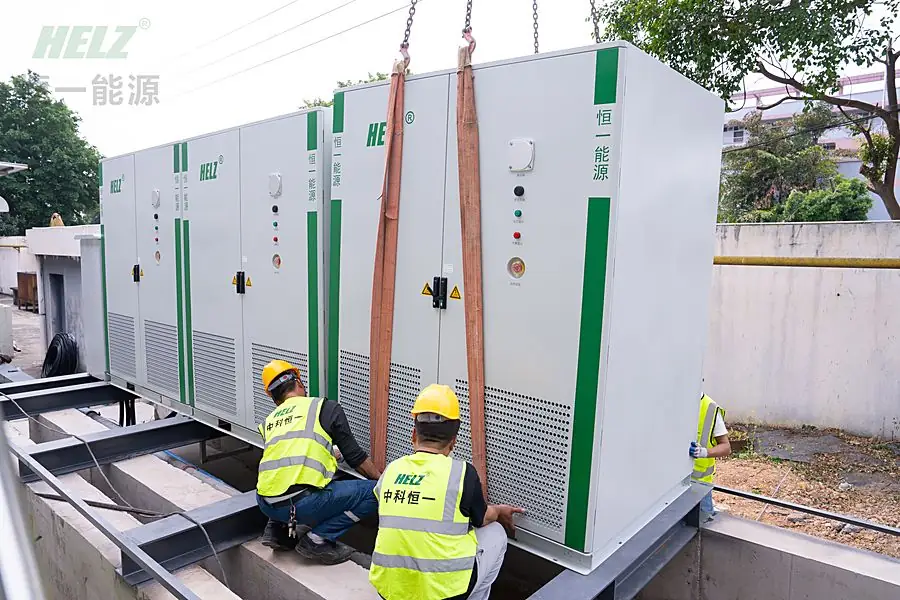 Completed HELZ installation ready for operation