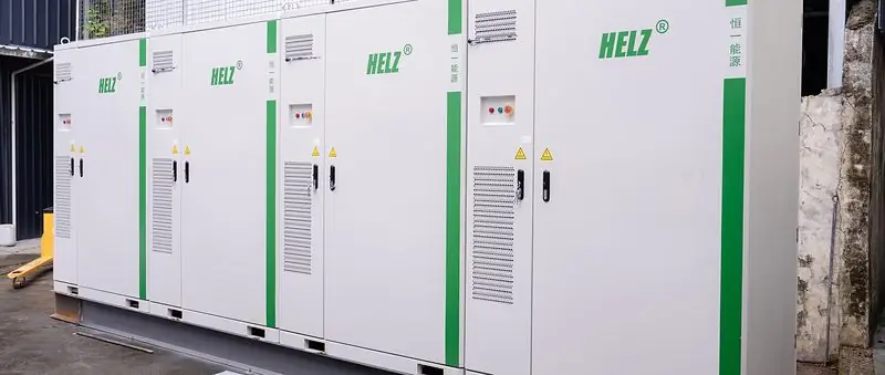 Four HELZ cabinets at Philippines Precasting Factory, 4 × 522 kWh